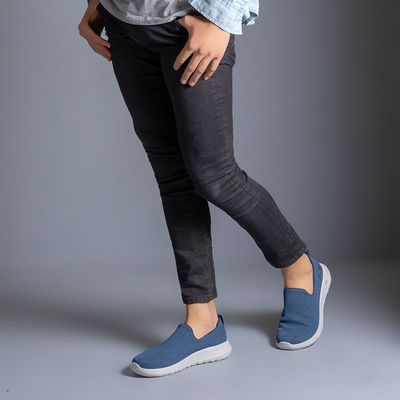 skechers espadrilles hombre azul