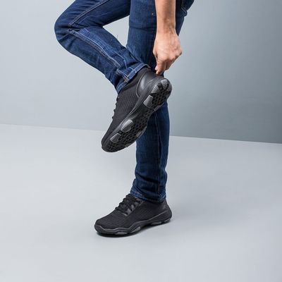 skechers steel toe hombre negro