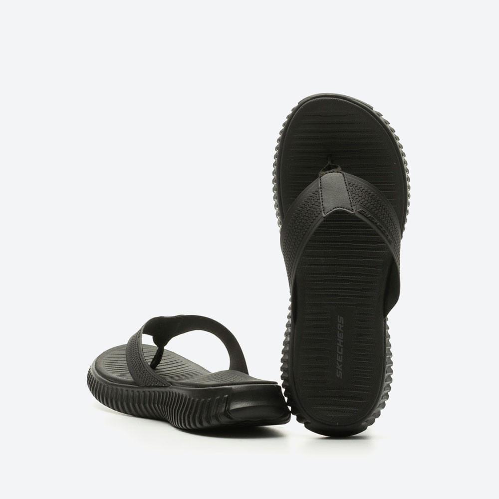 skechers sandals hombre negro