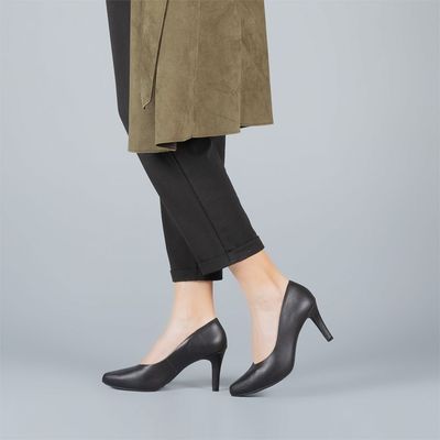 Tacones Casuales Mujer Usaflex Z1BT Negro - Freeport