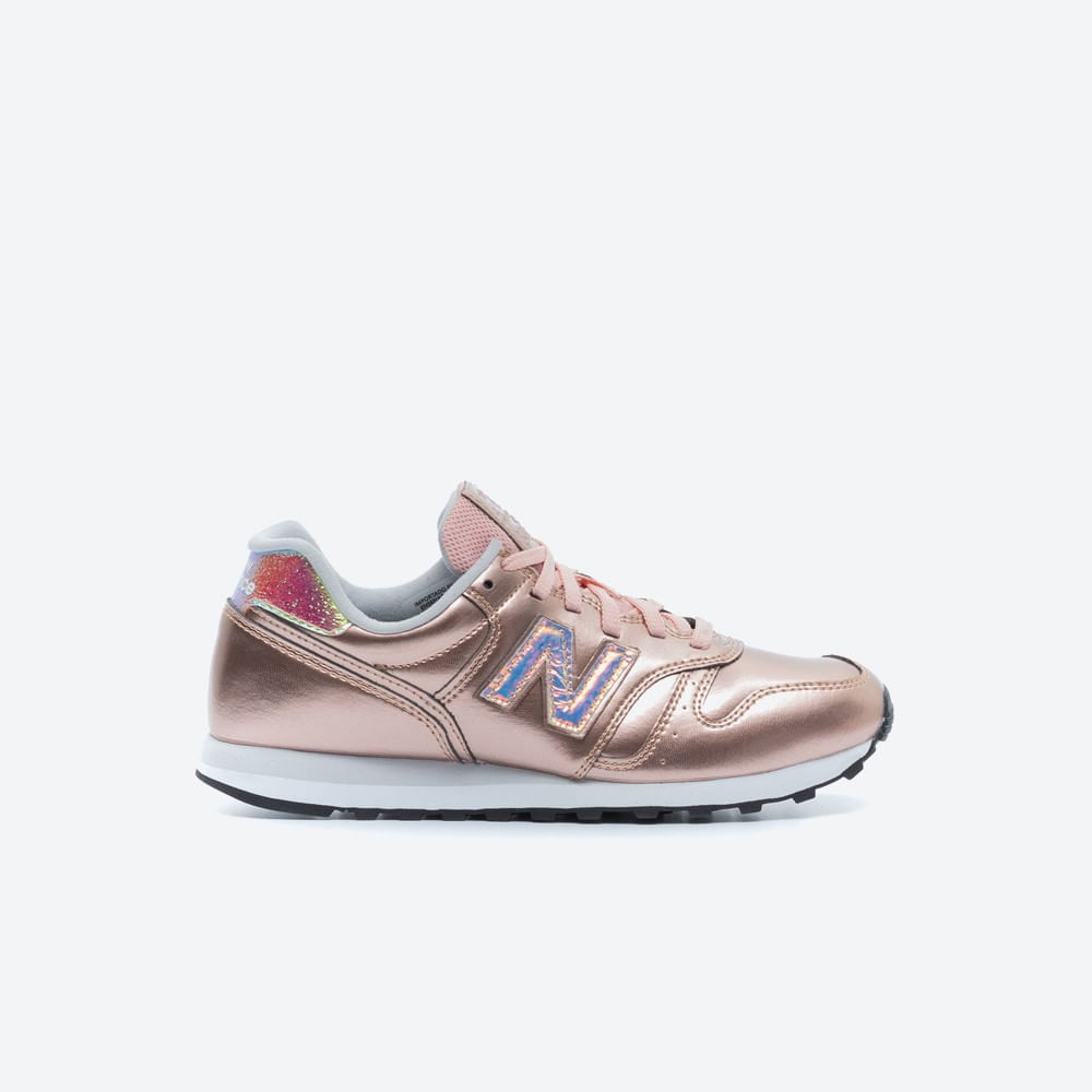 new balance rosa cuero