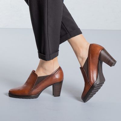 Tacones Casuales Mujer Freeport Z09C Caramelo - Freeport