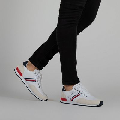 Tenis Casuales Hombre Tommy Shoes THIB Blanco - Freeport