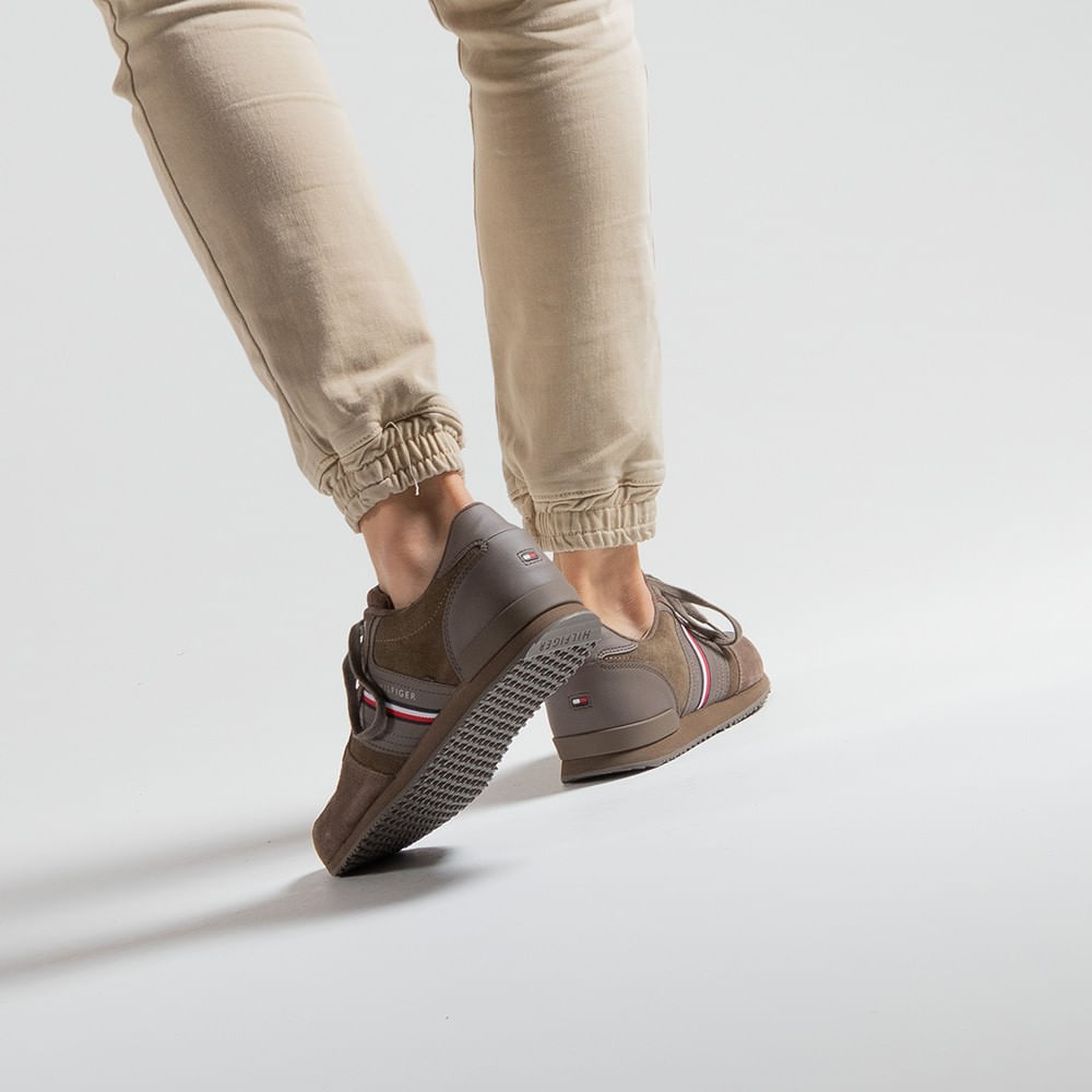 Tenis Casuales Hombre Tommy Shoes THIR Café - Freeport
