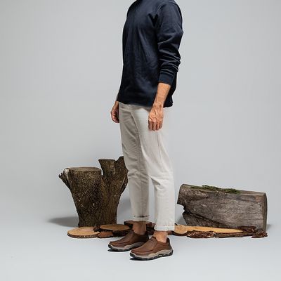 Mocasín Casual Hombre Skechers THMC Café - Freeport