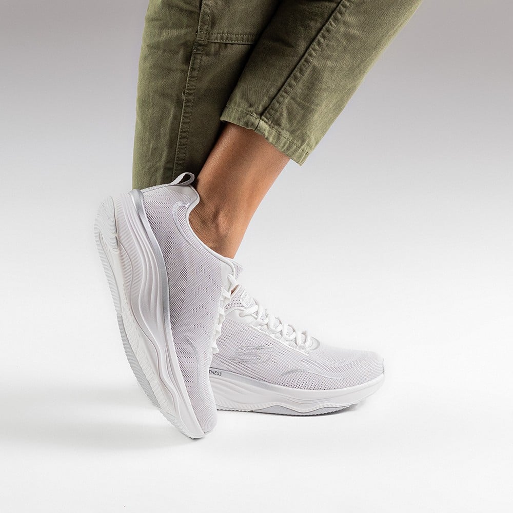 Tenis Casuales Mujer Skechers TDV1 Blanco - Freeport