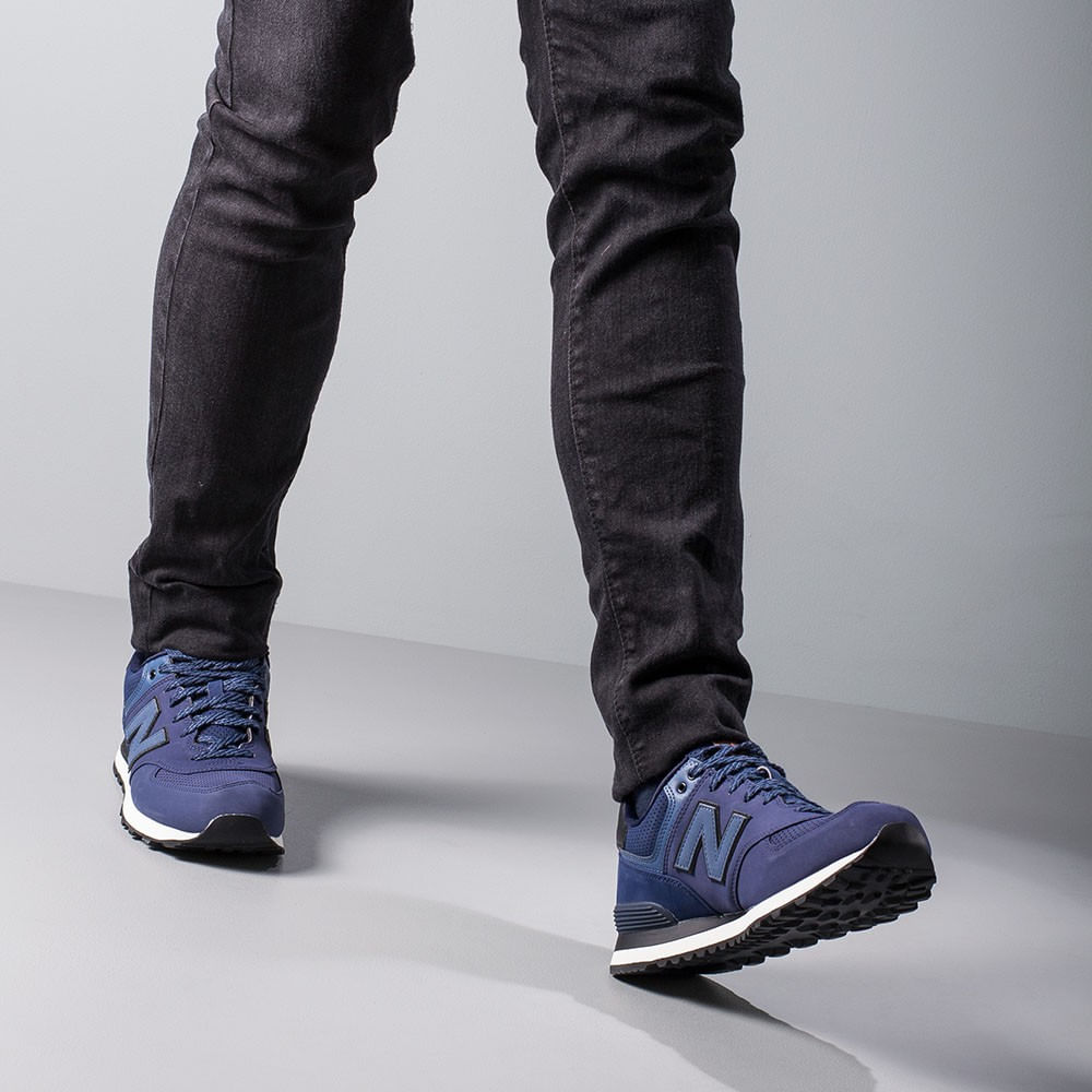Tenis Casuales Hombre New Balance ZMDQ Azul Oscuro Tenis Casuales Hombre New Balance ZMDQ Azul Oscuro